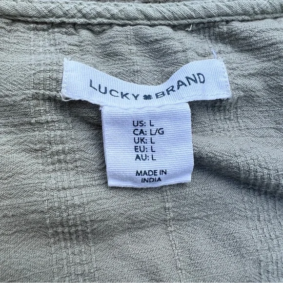 Lucky Brand: Sage Green Maxi Dress w/ Buttons and Pockets. Women’s Size Large. - Picture 11 of 12